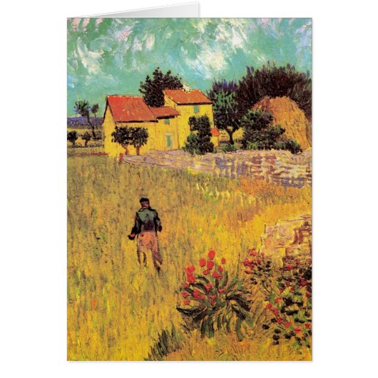 Farmhouse in Provence door Vincent van Gogh (Voorkant)