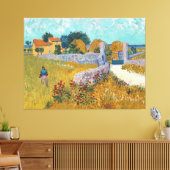 Farmhouse in Provence, door Vincent van Gogh (1888 Canvas Afdruk (Insitu (Woonkamer))