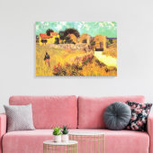 Farmhouse in Provence door Vincent van Gogh Canvas Afdruk (Insitu (Woonkamer))