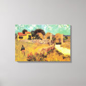 Farmhouse in Provence door Vincent van Gogh Canvas Afdruk (Voorkant)