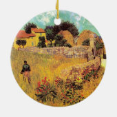 Farmhouse in Provence door Vincent van Gogh Keramisch Ornament (Achterkant)