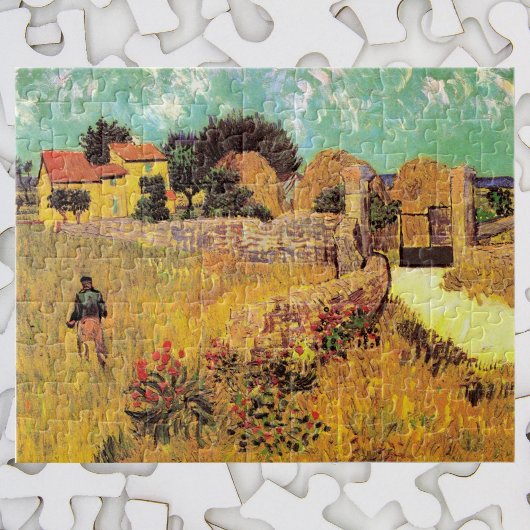 Farmhouse in Provence door Vincent van Gogh Legpuzzel