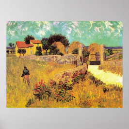 Farmhouse in Provence door Vincent van Gogh Poster