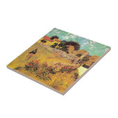 Farmhouse in Provence door Vincent van Gogh Tegeltje (Zijkant)