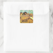 Farmhouse in Provence door Vincent van Gogh Vierkante Sticker (Tas)
