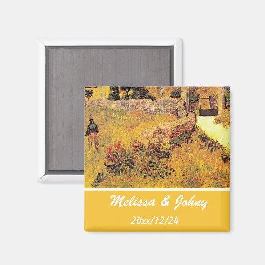 Farmhouse in Provence, Save the Date Magneet (Voorkant / Achterkant)