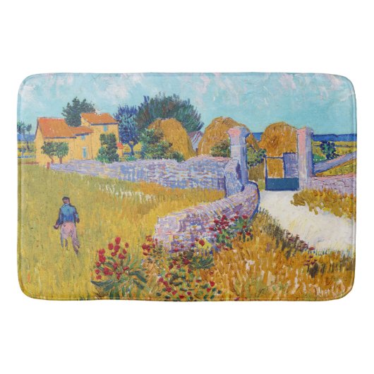 Farmhouse in Provence, Van Gogh Badmat (Voorkant)