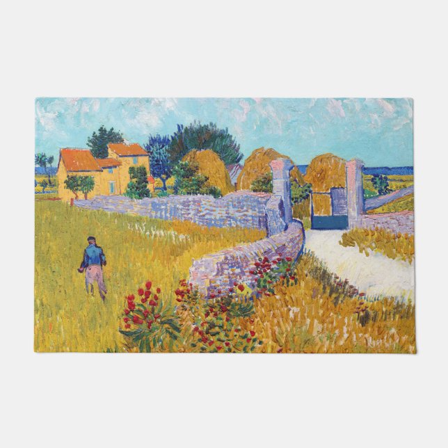 Farmhouse in Provence, Van Gogh Deurmat (Voorkant)