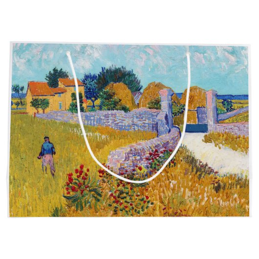 Farmhouse in Provence, Van Gogh Groot Cadeauzakje (Achterkant)