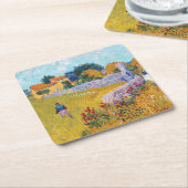 Farmhouse in Provence, Van Gogh Kartonnen Onderzetters (Schuin)