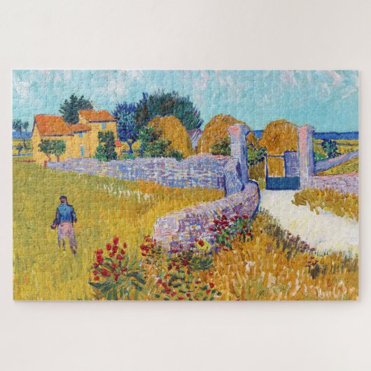 Farmhouse in Provence, Van Gogh Legpuzzel (Horizontaal)