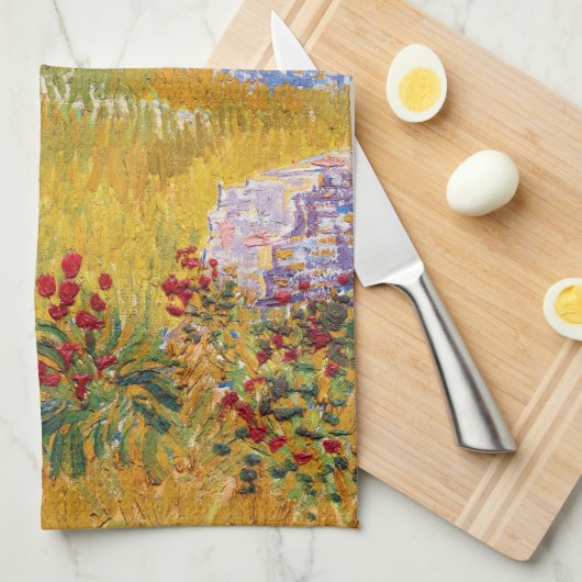 Farmhouse in Provence, Van Gogh Theedoek (Quarter Fold)