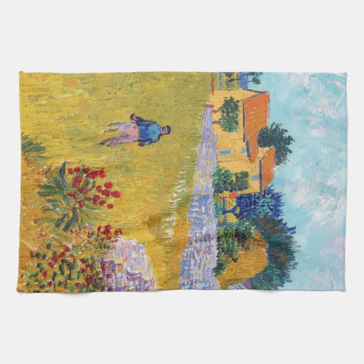 Farmhouse in Provence, Van Gogh Theedoek (Horizontaal)