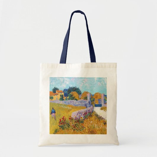 Farmhouse in Provence, Van Gogh Tote Bag (Voorkant)