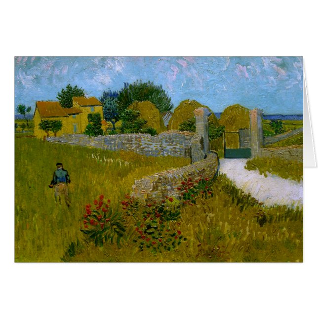 Farmhouse in Provence, Vincent van Gogh (Voorkant Horizontaal)