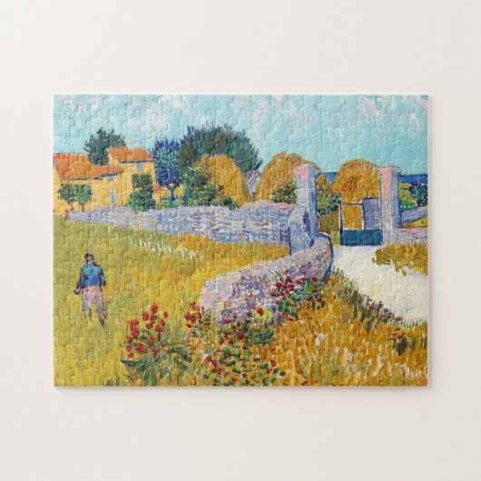 Farmhouse in Provence Vincent van Gogh Painting Legpuzzel (Horizontaal)