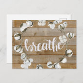 Farmhouse Inspiration - Breathe Briefkaart (Voorkant / Achterkant)