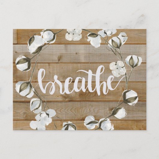 Farmhouse Inspiration - Breathe Briefkaart (Voorkant)