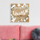 Farmhouse Inspiration - Breathe Canvas Afdruk (Insitu (Woonkamer))