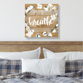 Farmhouse Inspiration - Breathe Canvas Afdruk (Insitu (Slaapkamer))