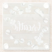 Farmhouse Inspiration - Breathe Glazen Onderzetter (Achterkant)