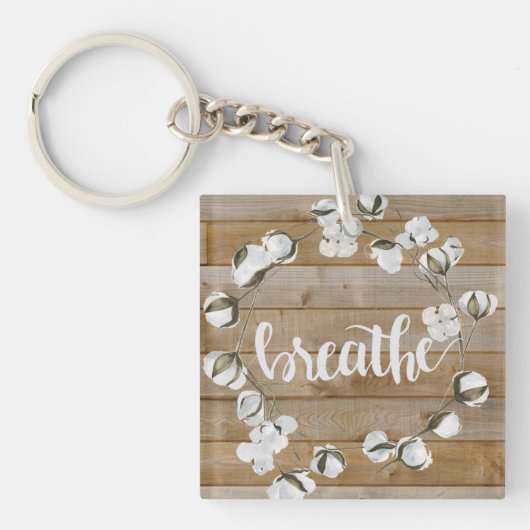 Farmhouse Inspiration - Breathe Sleutelhanger (Voorkant)