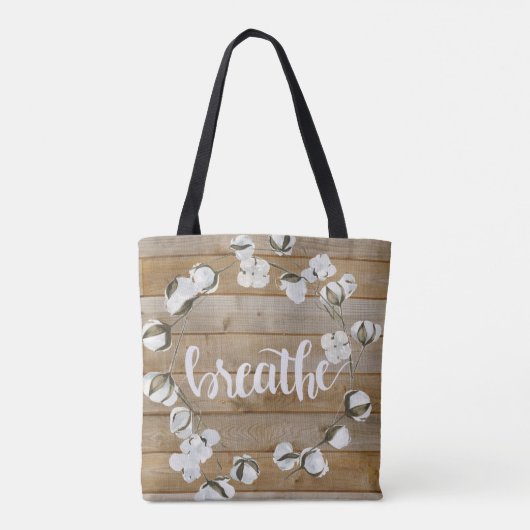 Farmhouse Inspiration - Breathe Tote Bag (Achterkant)