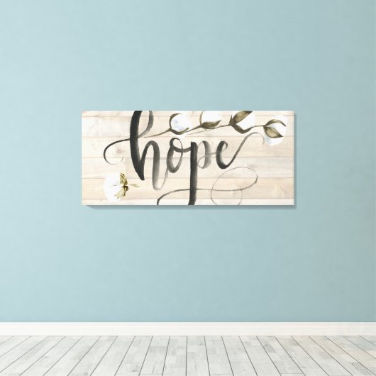 Farmhouse Inspiration - Hope Canvas Afdruk (Insitu (Houten vloer))