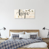 Farmhouse Inspiration - Hope Canvas Afdruk (Insitu (Slaapkamer))