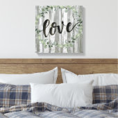 Farmhouse Inspiration - Love Canvas Afdruk (Insitu (Slaapkamer))