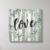 Farmhouse Inspiration - Love Canvas Afdruk (Voorkant)