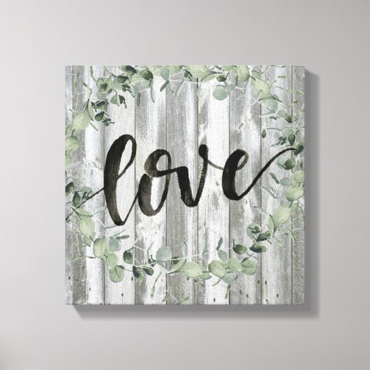 Farmhouse Inspiration - Love Canvas Afdruk (Voorkant)