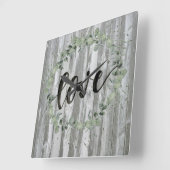 Farmhouse Inspiration - Love Vierkante Klok (Hoek)