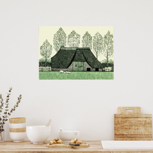 Farmhouse - Julie de Graag Poster (Keuken)