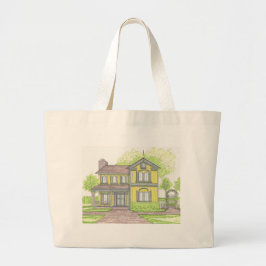 FarmHouse Jumbo Canvas tas