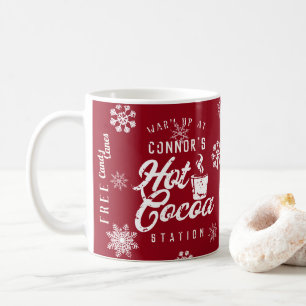 Farmhouse kerst, aangepaste kerstfamilie, hot-coa koffiemok