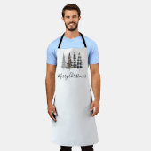 Farmhouse kerst Kitchen Apron Schort (Gedragen)