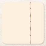 Farmhouse Kitchen Botanical Table Coaster Kartonnen Onderzetters<br><div class="desc">See other coordinating items for a mix and match set. Minimalist farmhouse kitchen coaster featuring a soft neutral cream background and a delicate vertical botanical motif. This elegant table accessory adds subtle rustic charm to coffee tables, dining tables, and kitchen decor. Perfect for farmhouse homes, cottage core kitchens, and neutral...</div>