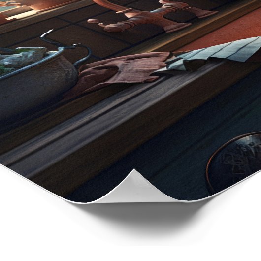 Farmhouse Kitchen Print 12X12 (Hoek)