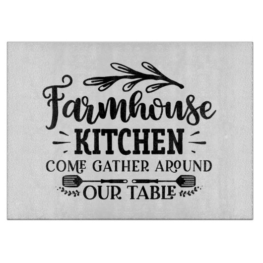 Farmhouse Kitchen Snijplank (Voorkant)