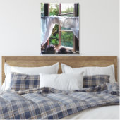 FARMHOUSE KITCHEN WINDOW CANVAS AFDRUK (Insitu (Slaapkamer))