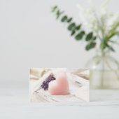 Farmhouse Lavender and Heart Shaped Soap Visitekaartje (Staand voorkant)