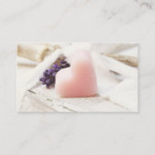 Farmhouse Lavender and Heart Shaped Soap Visitekaartje (Voorkant)