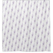 Farmhouse Lavender Herb Flower Dry Bundle Patroon Douchegordijn (Voorkant)