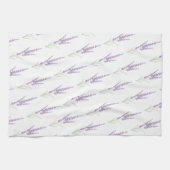 Farmhouse Lavender Herb Flower Dry Bundle Patroon Theedoek (Horizontaal)