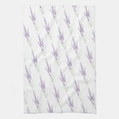 Farmhouse Lavender Herb Flower Dry Bundle Patroon Theedoek (Verticaal)