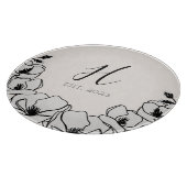 Farmhouse Magnolia Flower Custom Fixed Year Snijplank (Hoek)