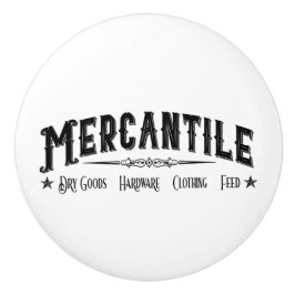 Farmhouse Mercantile  Sign Drawer Pull Keramische Knop