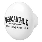 Farmhouse Mercantile  Sign Drawer Pull Keramische Knop (Rechts)