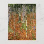 Farmhouse met Birch Trees Briefkaart (Voorkant)